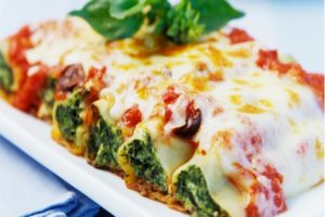 Canelones de Verdura