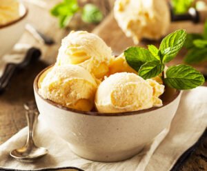 Helado Casero de Vainilla