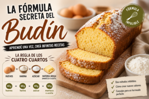 La Fórmula Secreta del Budín Perfecto: Aprendé una vez y creá infinitas recetas